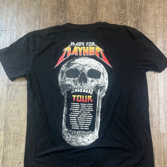 Made For Mayhem Tour Graphic Short Sleeve T-Shirt Size 2XL RARE - Picture 1 of 5